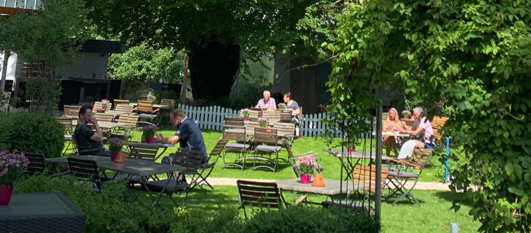 Herbstmarkt im Biergarten