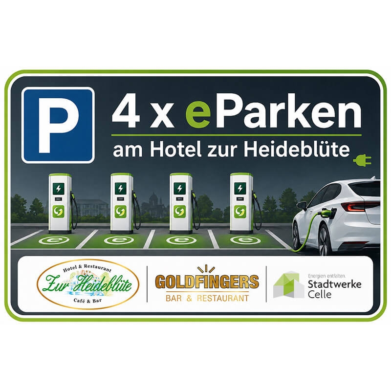 E-Ladesäulen direkt am Hotel